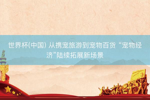 世界杯(中国) 从携宠旅游到宠物百货 “宠物经济”陆续拓展新场景